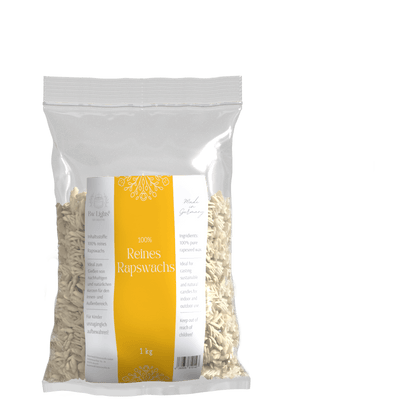 Rapswachs für Standkerzen in Pastillen, hergestellt in DE
