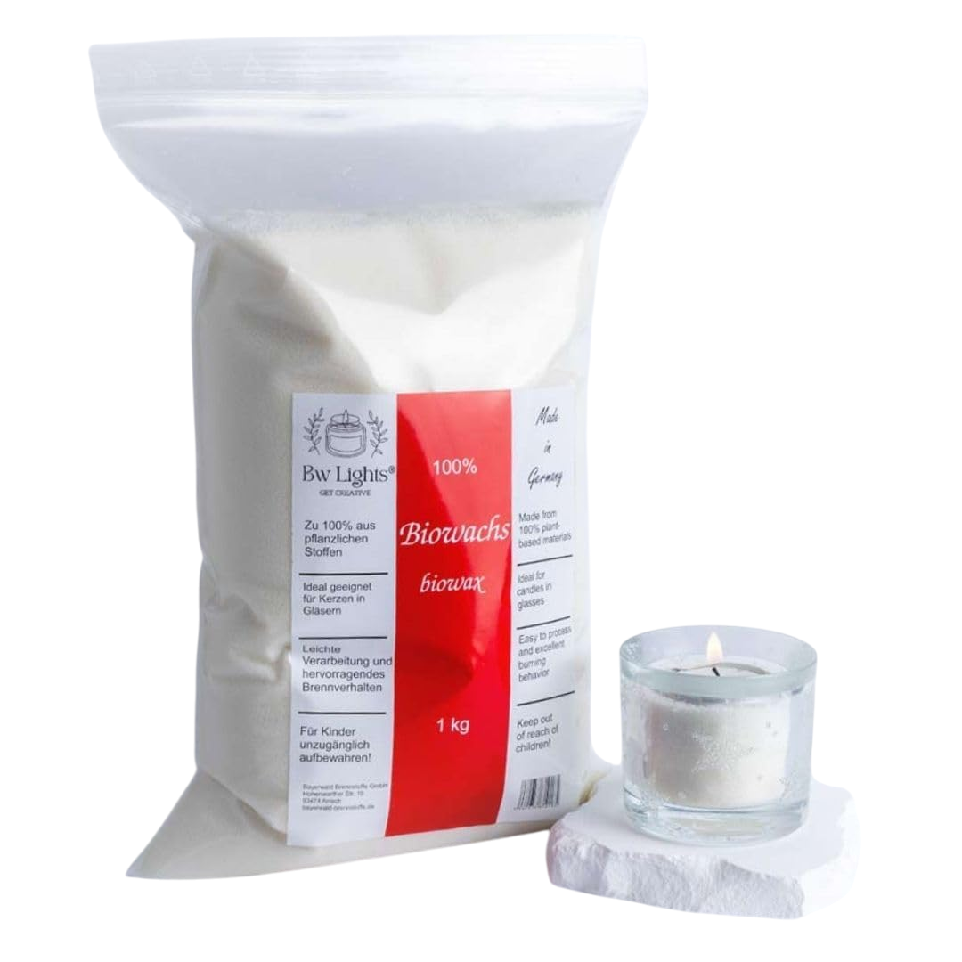 Hochwertiges recyceltes Biowachs für Behälterkerzen
