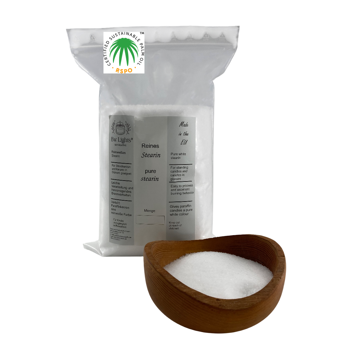 Stearin, RSPO-zertifiziert, als Granulat