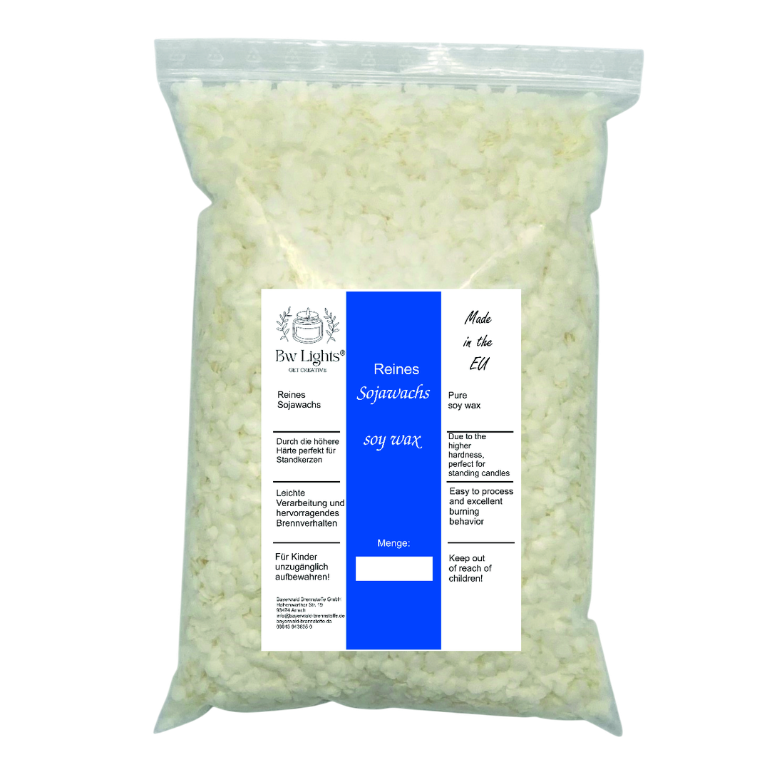 Natürliches Sojawachs in Pastillen, für Standkerzen