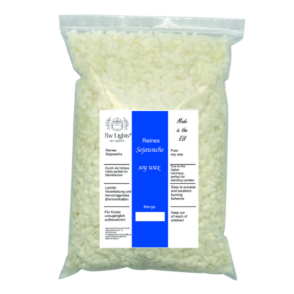 Natürliches Sojawachs in Pastillen, für Standkerzen